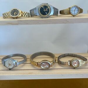 Lot of Five Vintage Watches